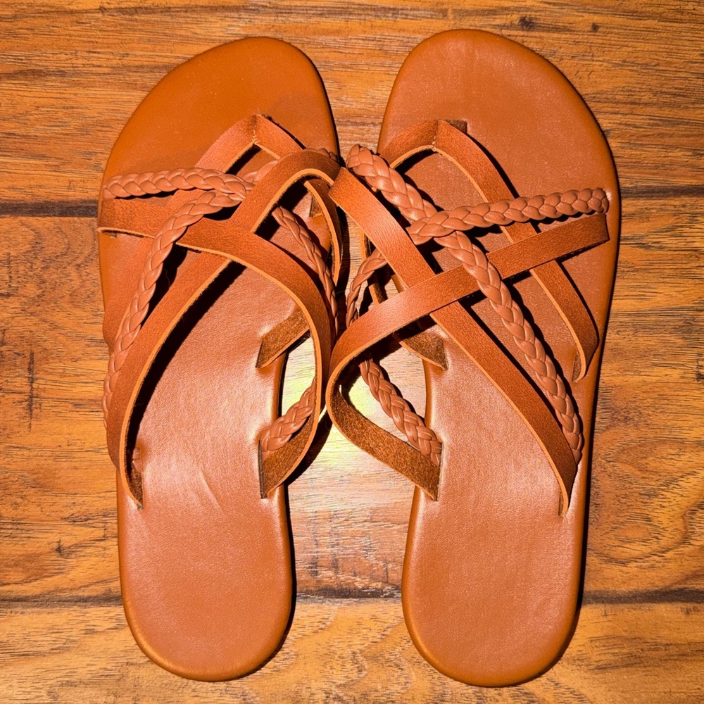 Braided Strappy Sandals